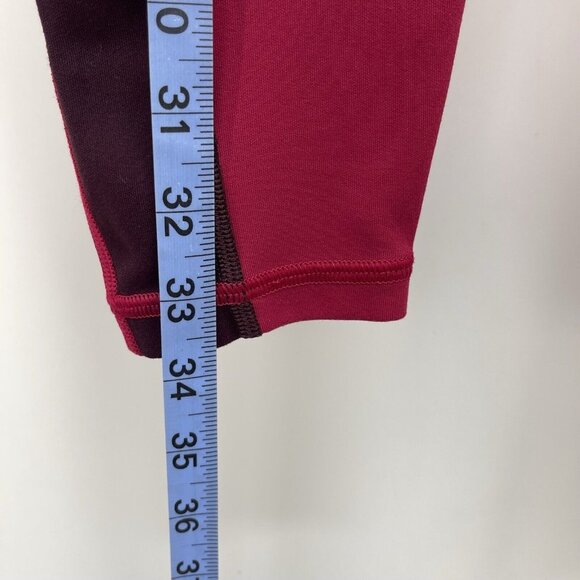 Athleta Leggings Sz XS Women’s All In Structure 7/8 Tight in Auberge Burgundy - Picture 4 of 12